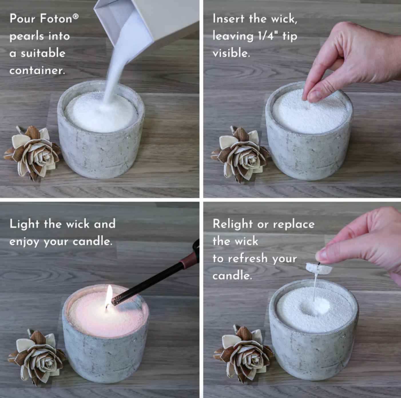 Toasty Timber - Limited Edition | Foton Pearled Candle | Wish